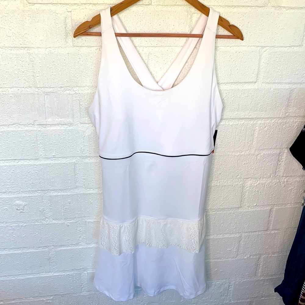 Fila Tennis Lace One Piece Mini Dress size XLarge - Picture 1 of 7